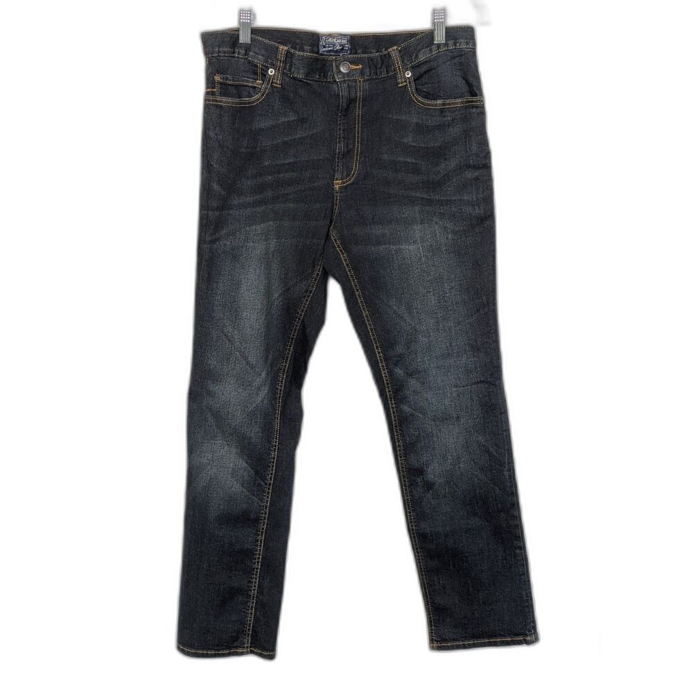 American Rag Mens Dark Wash Straight Leg Jeans Size 32x30